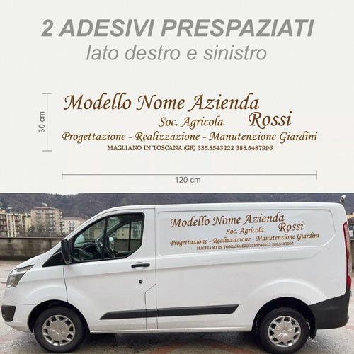 Adesivi per furgone auto - per,