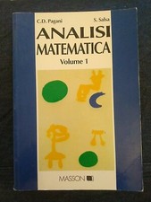 analisi matematica volume 1, editore masson, autori C. D. Pagani - S. Salsa 