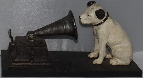 Cast iron hmv nipper - nipper, &