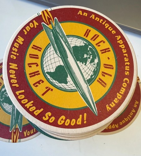 120 sous verres vintage - , rock