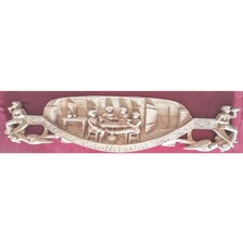 Chiave Carretto Siciliano in legno Cm.90x21x4. Originale. Interamente scolpita 