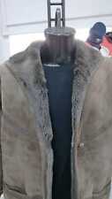 MONTONE SHEARLING  Uomo man Marrone in vera pelle  tg 44 MON 083 LZ