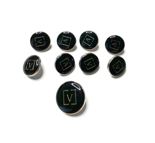 Valentino logo nero oro - (9),