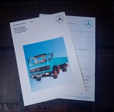 MERCEDES 1414 TRUCK BROCHURE TECNICA + ANGEBOT PAPER TEDESCO 