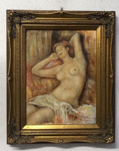 Quadro olio nudo donna - olio,