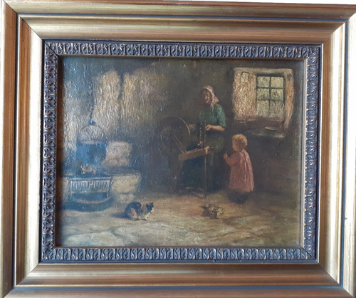 Dipinto olio tela - ad,