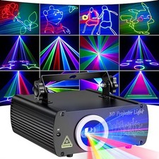 Luce DJ RGB 3D 15W con Effetti