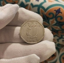 Malta 50 centesimi 1998 Stemma di Malta, Tulliera, pianta maltese e valore