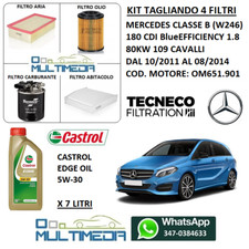 TAGLIANDO 4 FILTRI OLIO