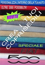 COPRISEDILI SU MISURA ANTERIORI MONOCOLOR PER FIAT 500 