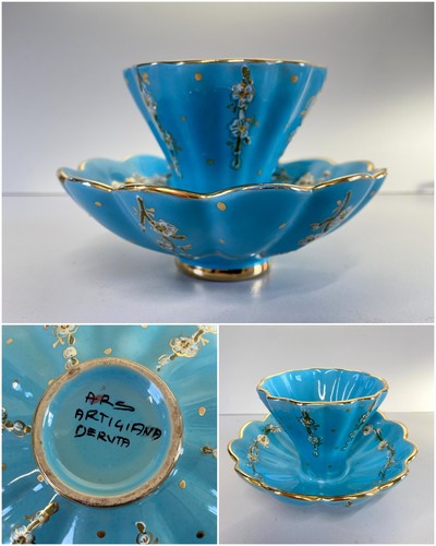 Piccolo vaso maiolica deruta - maiolica, a