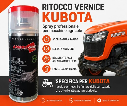 Spray kubota arancione - kubota, x