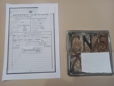 Targa Moto Epoca INNOCENTI LAMBRETTA 15O LI 1959 (No Vespa, Guzzi, Bianchi, Ape)