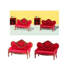 1/12 Divano per Casa Delle Bambole Mobili per Soggiorno Giocattolo per Bambini