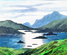 Dipinto paesaggio irlandese