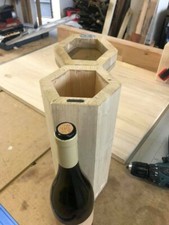 Porta bottiglie in legno -