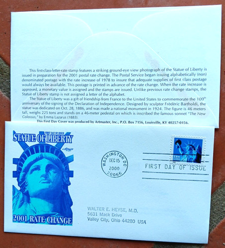 Statue liberty 2000 booklet - statue, of