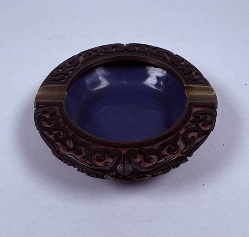 Raro posacenere anni legno - posacenere,