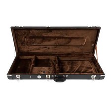 Custodia rigida per chitarra Allen Eden nera per stili Strat/Tele