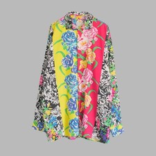 Camicia Vintage Gianni Versace Versus Multicolore Stampa Floreale | Taglia 40 | 54