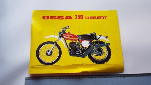 Ossa 250 desert 1976 - desert, depliant