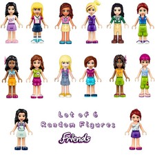 LEGO Minifigure Friends Confezione da 6 - Minifigure Nuove Casuali dal Tema LEGO Friends