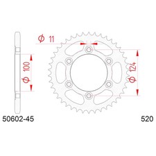 CORONA AFAM IN ACCIAIO P520 -