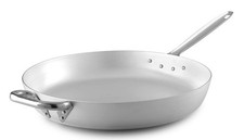 Pentole Agnelli padella alta professionale ø 50 in alluminio puro 2 manici inox