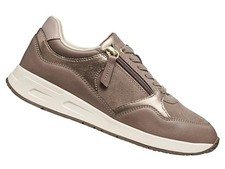 GEOX SCARPE SNEAKERS CON ZIP DONNA INVERNO D36NQB 022BC C6029  BULMYA TAUPE