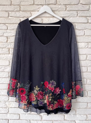 Camicia tunica stampa desigual - tunica,