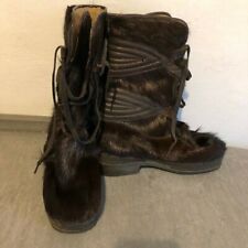 Caber original stivale dopo sci pelle e pelo marrone donna tg 38/woman boots