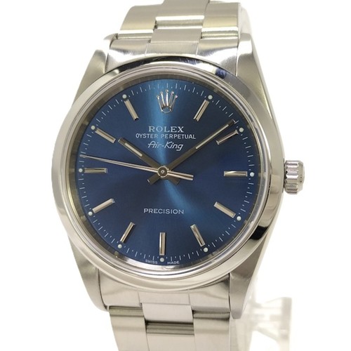 Rolex air king quadrante blu - king,