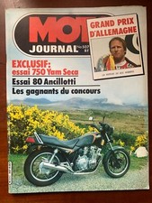 MOTO JOURNAL n°507 du 6/05/1981; Essai 750 Yam Seca/ 80 Ancillotti/ GP Allemagne