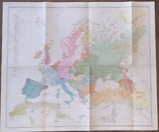CARTINA MAP EUROPA ETNOGRAFICA