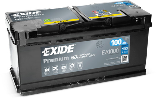 Batteria exide ea1000 100 - ea1000, ah