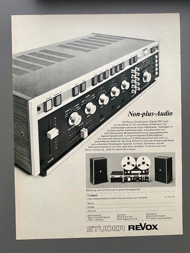 Non plus audio - , studer