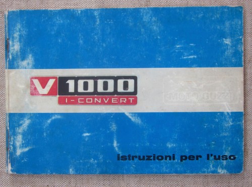 Moto guzzi 1000 - moto, v