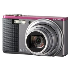 Ricoh CX3 fotocamera digitale compatta 10 MP 10,7x zoom ottico con accessori argento