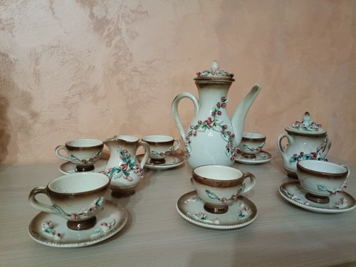 Vecchio set caffè - set, in