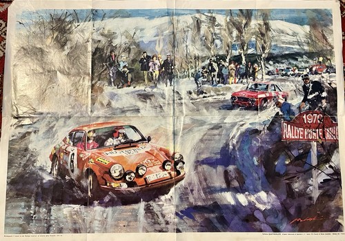 Poster rally montecarlo - poster, 4ruote
