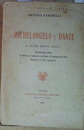 Farinelli michelangelo dante - farinelli,