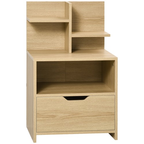 Comodino cassetto ripiani - comodino, 2