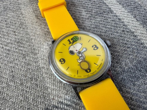 1970s timex snoopy - timex, tennis