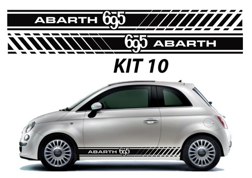Fasce strisce adesive fiat 500 - adesive,