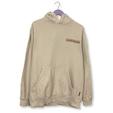 Felpa Napapijri crema con cappuccio In cotone - Taglia L uomo