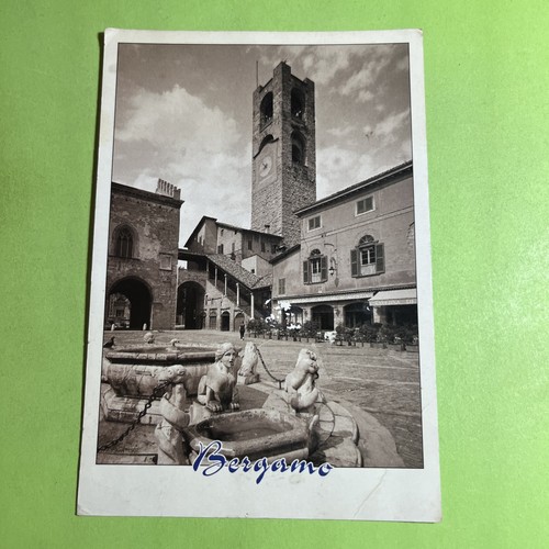 Bergamo piazza vecchia - vecchia, e