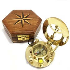 Vintage Meridiana Con Bussola