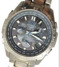 CASIO Oceanus Manta OCW-600 Cronografo Radio Solare Titanio 40mm