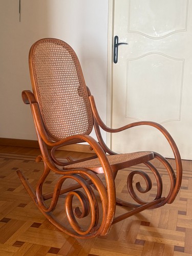 Antica sedia dondolo - dondolo, thonet