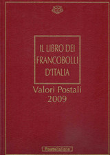 Il libro dei Francobolli 2009 Poste Italiane - Annata completa Italia Repubblica
